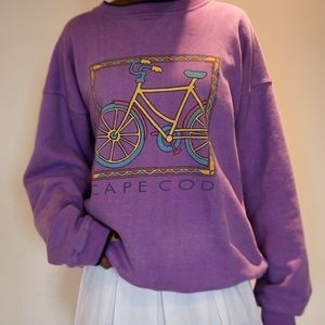 Purple Cape Cod Oversized Sweatshirt